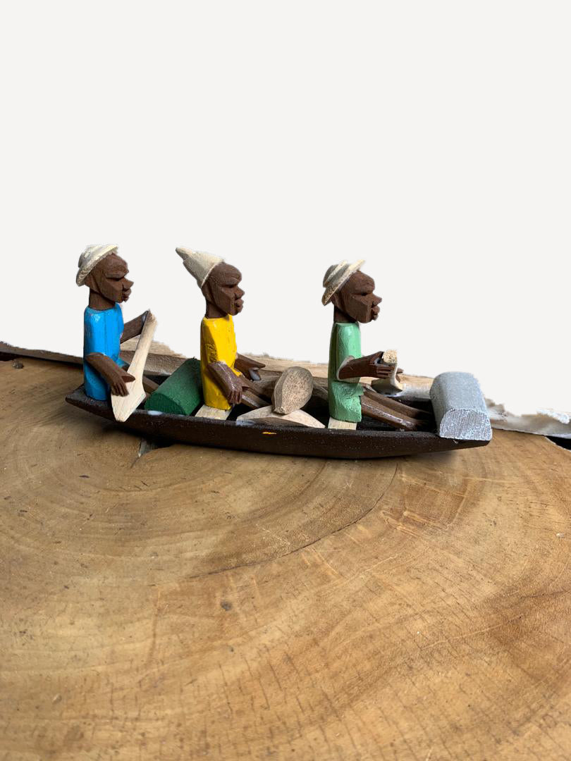A three passenger Canoe