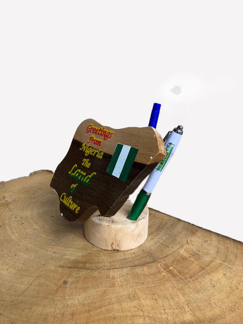 Nigerian Heritage Pen Holder