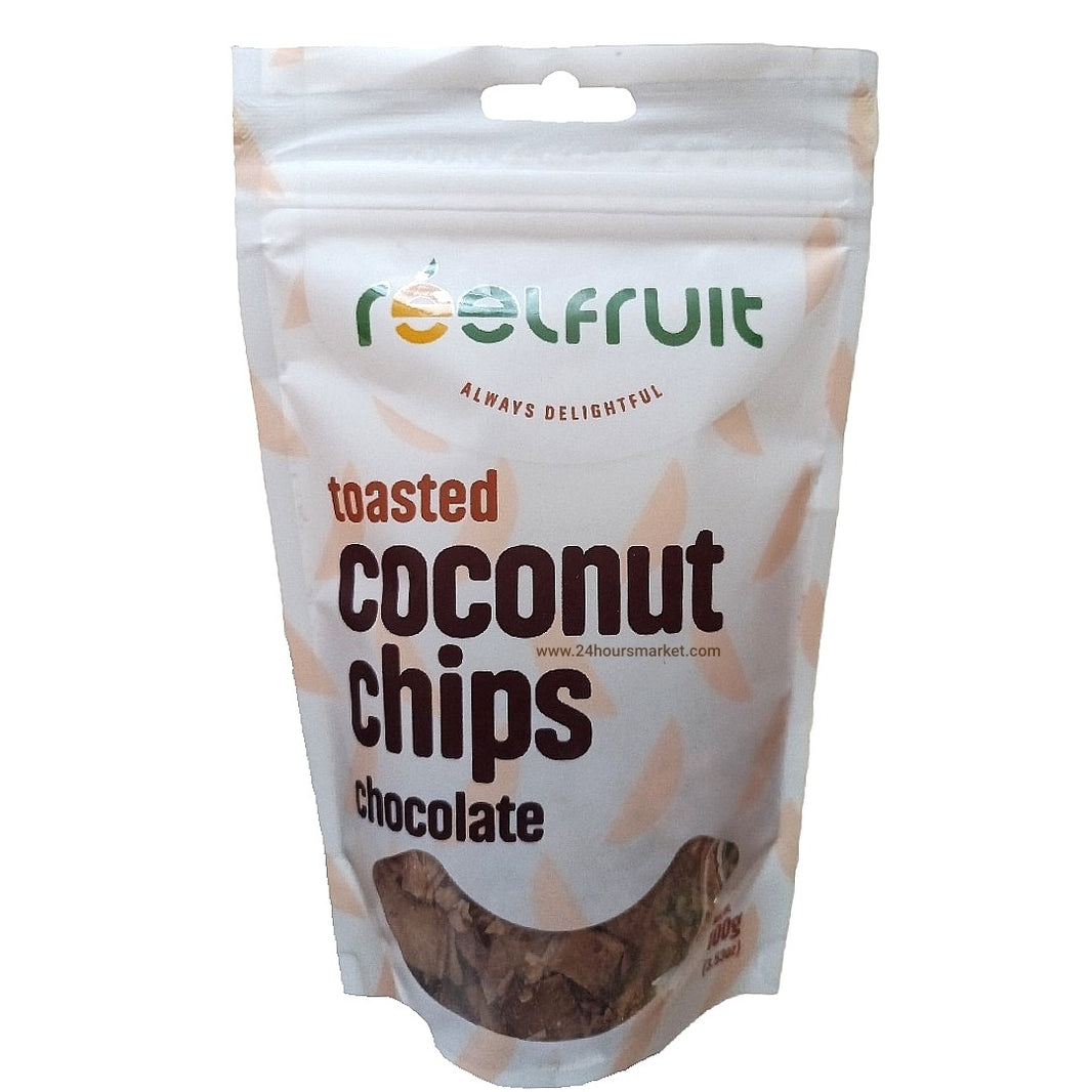 ReelFruit Chocolate Coconut Chips – 50g